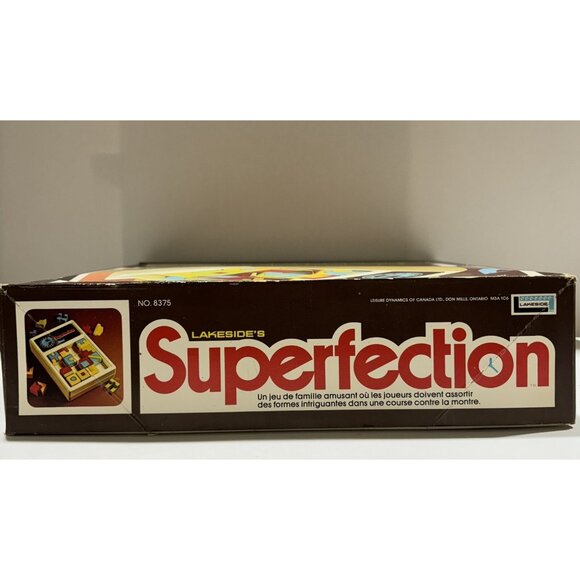 1975 SUPERFECTION Game by Lakeside – Complete, Original Box RARE VINTAGE - Picture 4 of 10
